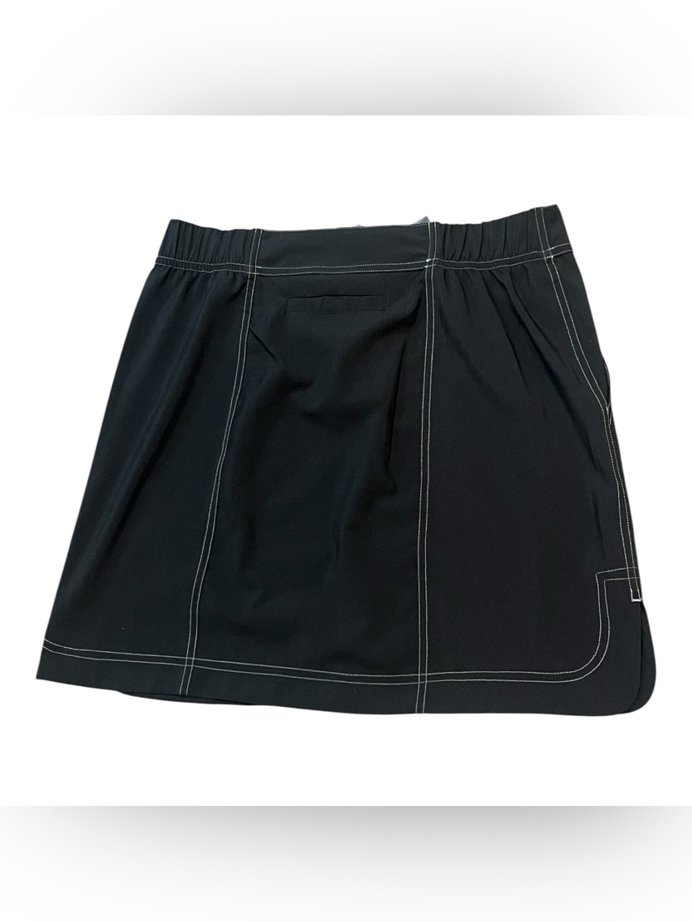 RipSkirt Hawaii Black Pull-on Skirt (non-wrap) Drawstrings, Pockets, Beach - Picture 2 of 11